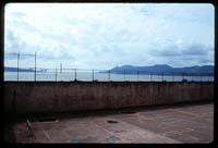 View of Golden Gate Bridge from Recreation Yard, Alcatraz