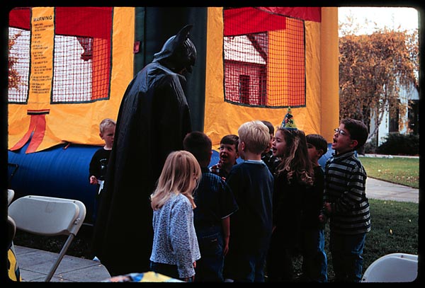 Batman at Alec Dickson's Birthday Party