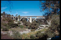 Colorado Street Bridge from La Casita del Arroyo, Pasadena