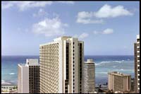 Waikiki, view from the hotel