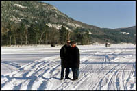 Matthew and Jennifer on Lake Dunmore