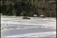Lake Dunmore with Automobile