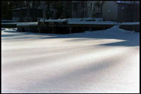 Dock in Snow, Lake Dunmore
